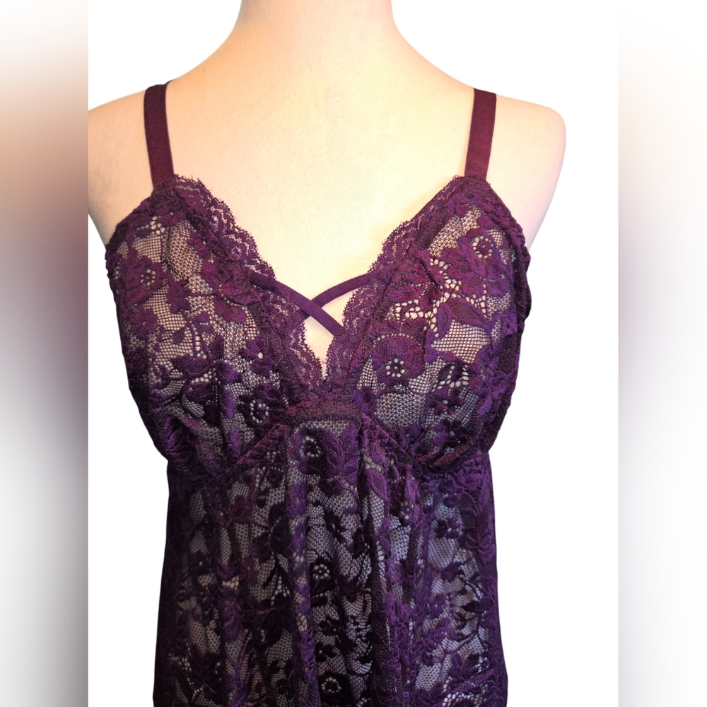 Torrid Purple Lace Chemise NWT - Picture 2 of 6